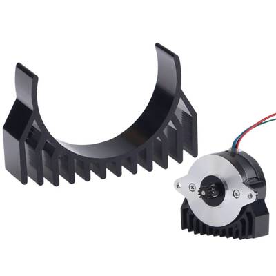 Creality K1C-K1-K1 Max Extruder Motor Üstü Alüminyum Soğutucu - Siyah