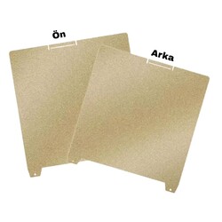 Creality K2 Plus Çift Taraflı Texture PEI Manyetik Tabla - 370x370mm - Thumbnail