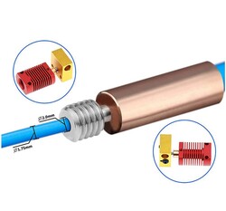 Creality MK8/CR10 Titanyum Alaşımlı Barel - M7x27mm - Thumbnail