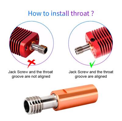 Creality MK8/CR10 Titanyum Alaşımlı Barel - M7x27mm - 4.1mm