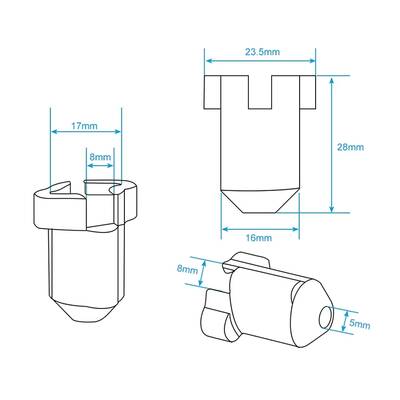 Creality QS serisi Uyumlu Isıtıcı Blok Silikon Kılıf - K1C, K1 MAX, Ender 3 V3