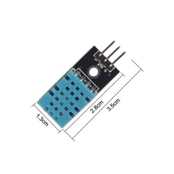 DHT11 Sıcaklık ve Nem Algılama Sensör Modülü - Thumbnail