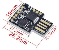 Digispark Attiny85 USB Geliştirme Kartı - Thumbnail