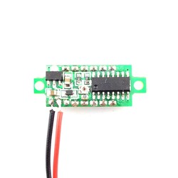 Dijital Mini 0.28'' 4.5-30V DC Kırmızı Voltmetre - Thumbnail