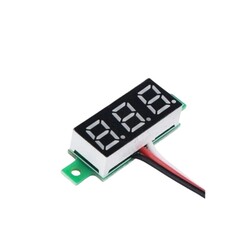 Robo90 - Dijital Mini 0.28'' 4.5-30V DC Kırmızı Voltmetre