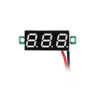 Dijital Mini Voltmetre DC 2.5-30V - Kırmızı