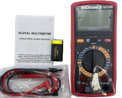 Dijital Multimetre- Avometre - Ölçü Aleti Dt-9205A