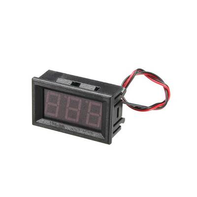 Dijital Panel Voltmetre AC 30-500V - Kırmızı