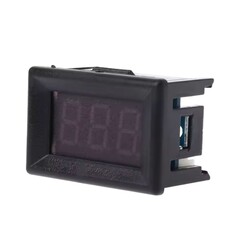Robo90 - Dijital Panel Voltmetre DC 0-100V - Kırmızı