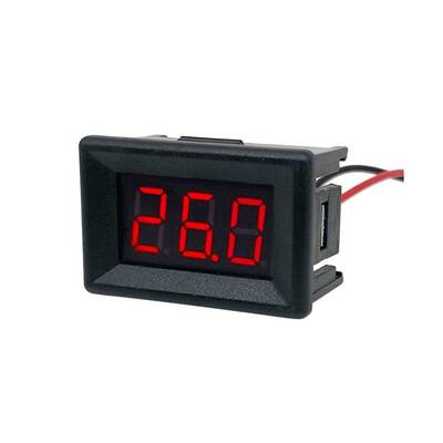 Dijital Voltmetre 0.36'' DC 4.5V-30V - Kırmızı