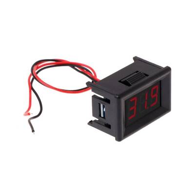 Dijital Voltmetre 0.36'' DC 4.5V-30V - Kırmızı