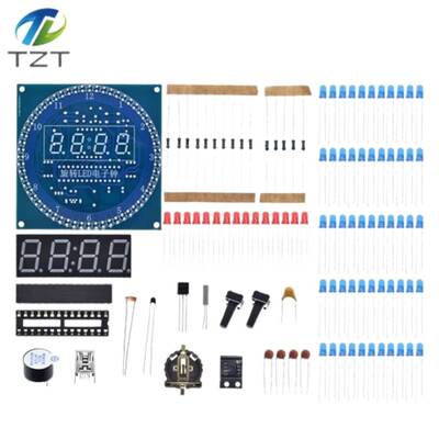 DS1302 Dairesel Elektronik Saat - Alarm - Demonte Lehimleme Kiti