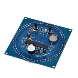 DS1302 Dairesel Elektronik Saat - Alarm - Demonte Lehimleme Kiti - Thumbnail