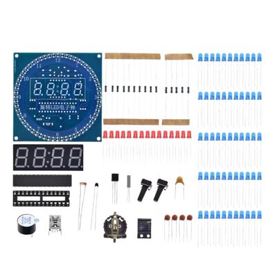 DS1302 Dairesel Elektronik Saat - Alarm - Demonte Lehimleme Kiti