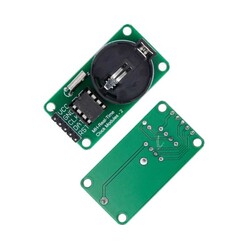 DS1302 RTC Gerçek Zamanlı Saat Modülü - Arduino Uyumlu - Thumbnail