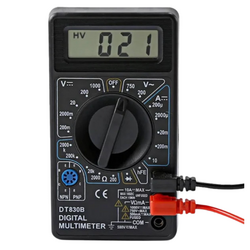 DT-830B Dijital Multimetre - Siyah (Buzzer Yok) - Thumbnail