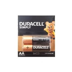 Duracell AA Kalem Pil - 2 Adet - Thumbnail