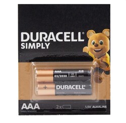 Duracell - Duracell AAA İnce Kalem Pil 2 Li