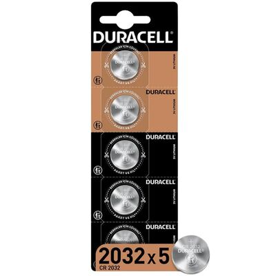 Duracell CR2032 Lityum 3V Düğme Pil 5'li Paket