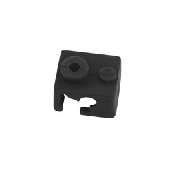 E3D V6 Alüminyum Isıtıcı Blok Silikon Kılıfı - Siyah - Thumbnail