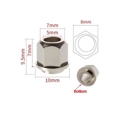 Eksantrik Düz Taban Somun - 5x8x9.5mm