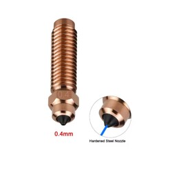 Robo90 - Elegoo Centauri Carbon Krom-Zirkonyum-Bakır Sertleştirilmiş Çelik Nozzle 0.4mm