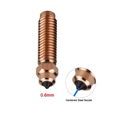 Robo90 - Elegoo Centauri Carbon Krom-Zirkonyum-Bakır Sertleştirilmiş Çelik Nozzle 0.6mm