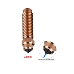 Robo90 - Elegoo Centauri Carbon Krom-Zirkonyum-Bakır Sertleştirilmiş Çelik Nozzle 0.8mm