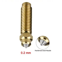 Robo90 - Elegoo Centauri Carbon Sertleştirilmiş Çelik Pirinç Nozzle 0.2mm