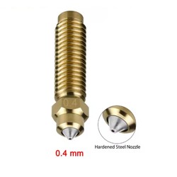 Robo90 - Elegoo Centauri Carbon Sertleştirilmiş Çelik Pirinç Nozzle 0.4mm