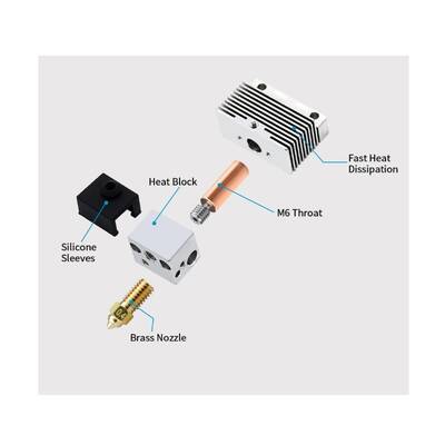 Elegoo Neptune 4 / 4 Pro Hotend Seti - Soğutucu Gövdeli