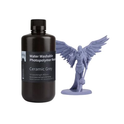 ELEGOO Suda Yıkanabilir Reçine Seramik Gri 1 Kg