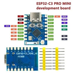 ESP32-C3-Zero Pro Mini-1 Geliştirme Kartı - Thumbnail
