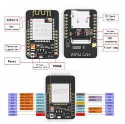 ESP32-CAM Wifi Bluetooth Geliştirme Kartı ve OV2640 Kamera Modülü - Thumbnail