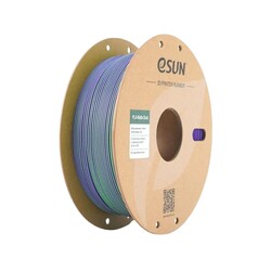 eSUN - eSUN PLA-Matte Dual Filament - Yeşil - Mor - 1.75mm 1Kg