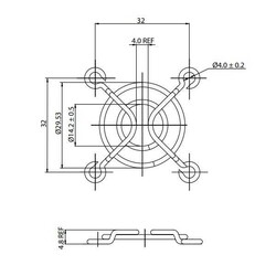 Fan Teli - 40X40mm - Thumbnail