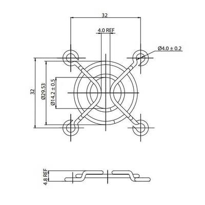 Fan Teli - 40X40mm