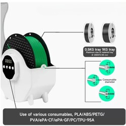 Filament Dryer - Kurutucu - PLA PETG TPU ABS - Tekli - Thumbnail