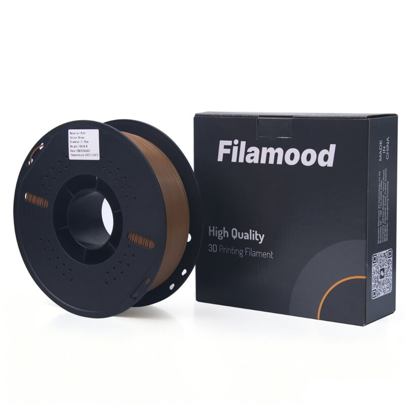 Filamood - Filamood PLA+ Kahverengi Filament 1.75mm 1Kg
