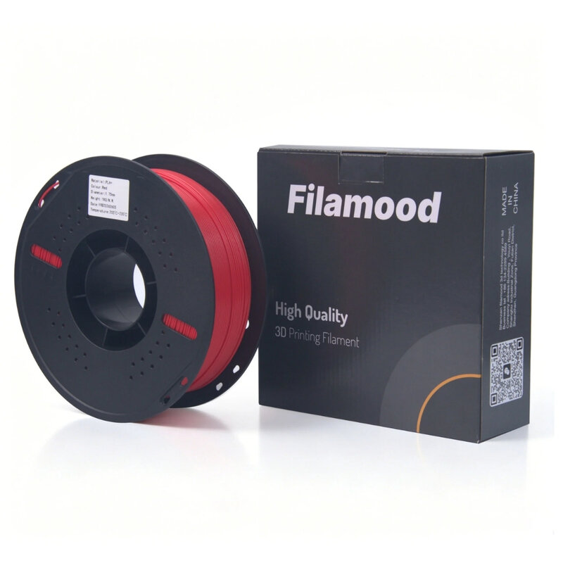 Filamood - Filamood PLA+ Kırmızı Filament 1.75mm 1Kg