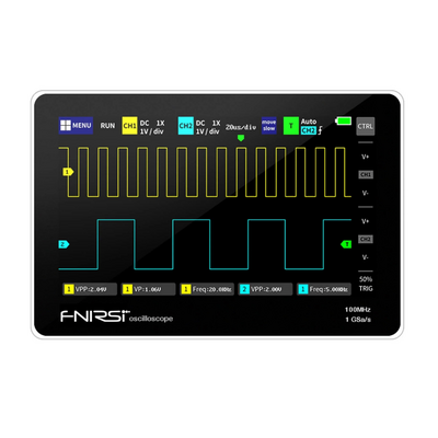 FNIRSI 1013D-S 100MHz 2 Kanal 1GSa/s Dijital Dokunmatik Tablet Osiloskop