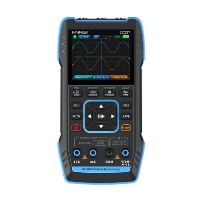 FNIRSI 2C23T 3in1 10MHZ 2 Kanal 50MSA/S El Tipi Dijital Osiloskop - Multimetre - Sinyal Jeneratörü