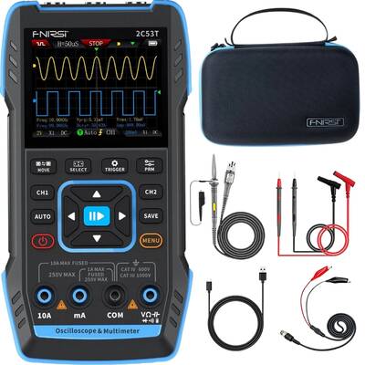 FNIRSI 2C53T S 3in1 50Mhz Osiloskop - Multimetre - Sinyal Jeneratörü