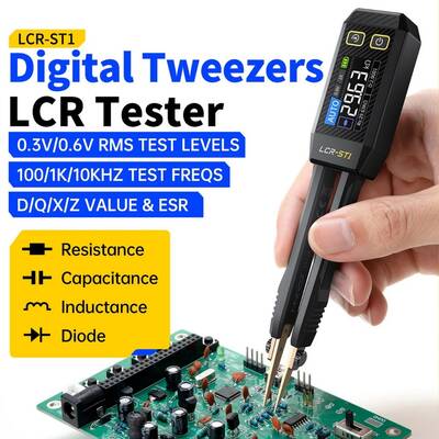 FNIRSI LCR-ST1 Mini Akıllı Dijital Cımbız LCR SMD ESR Transistör Test Cihazı