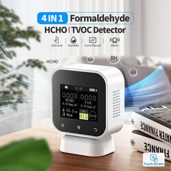 FNIRSI SFD-02 4in1 Dokunmatik Hava Kalitesi Ölçüm Cihazı - Thumbnail