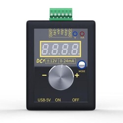 FNIRSI - FNIRSI SG-002 4-20mA 0-10V Ayarlanabilir Akım-Gerilimi Simülatörü ve Sinyal Jeneratörü