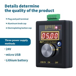 FNIRSI SG-002 4-20mA 0-10V Ayarlanabilir Akım-Gerilimi Simülatörü ve Sinyal Jeneratörü - Thumbnail