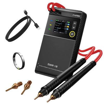 FNIRSI SWM-10 Taşınabilir Akıllı Renkli Ekran Nokta Pil Punta Makinesi