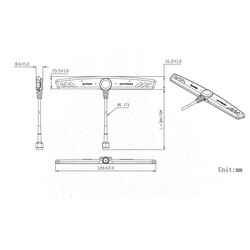 GSM T Strip Anten - 3m RG174 Kablolu- SMA Erkek - Thumbnail