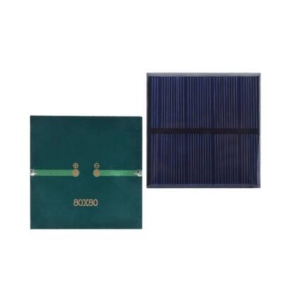 Güneş Paneli 6V 0.9W 150mA - 80x80mm